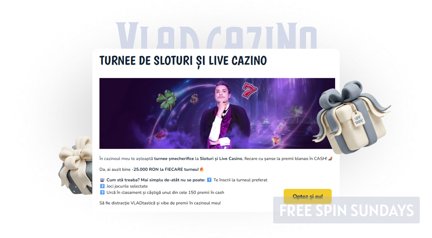 Vlad Cazino online Casino has a bonus with free spins