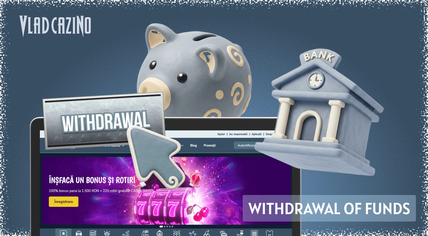 Draw your winnings easily in online Vlad Cazino